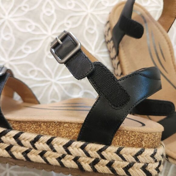 Aetrex Women's Paula Espadrilles Platform Sandals Orthopedic Wedges - Picture 11 of 16